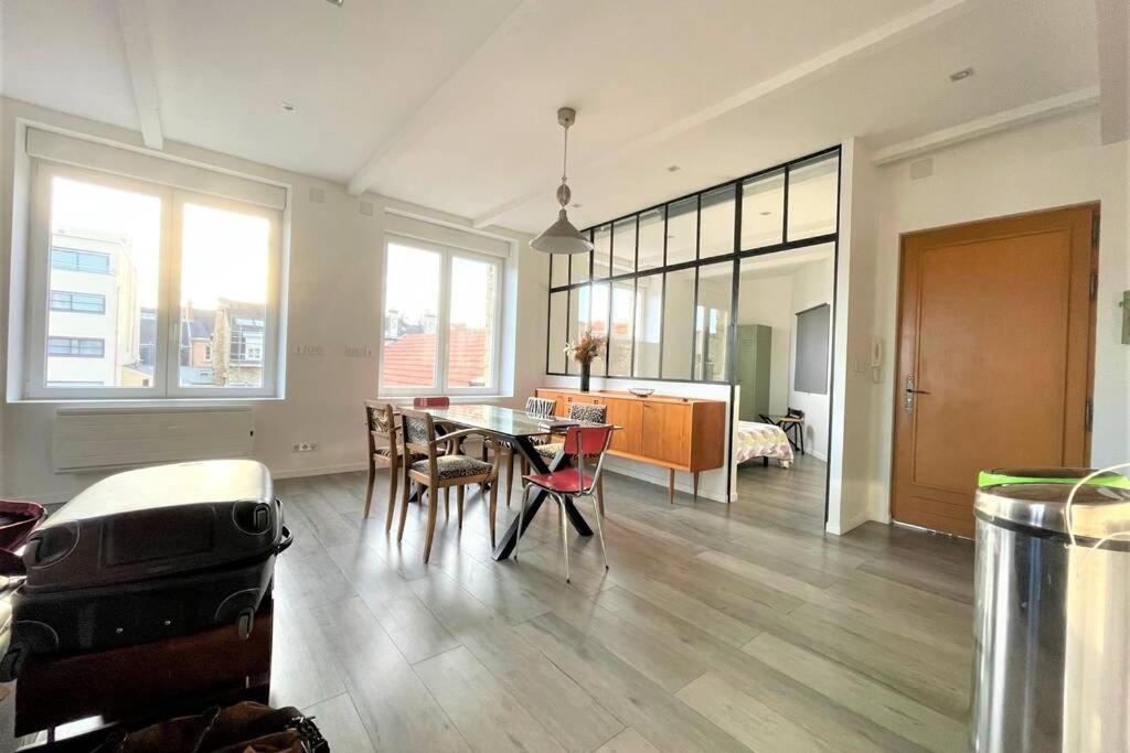 Superbe Loft 100M2 Proche Cathedrale Avec Parking Apartment แร็งส์ ภายนอก รูปภาพ