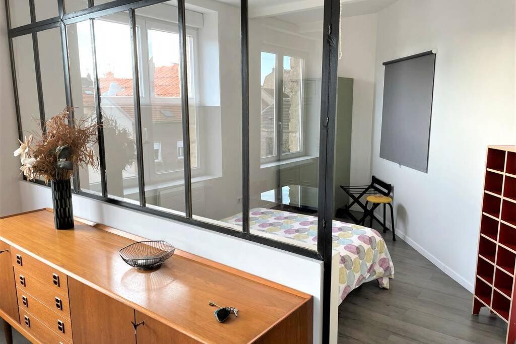 Superbe Loft 100M2 Proche Cathedrale Avec Parking Apartment แร็งส์ ภายนอก รูปภาพ